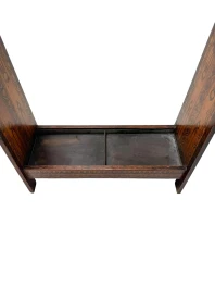 Aesthetic Movement Umbrella Stand, Hand-Painted Fruitwood, 1890s